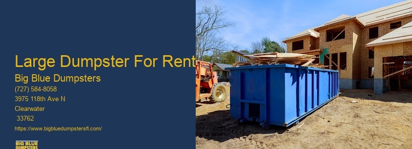 Yard Dumpsters For Rent