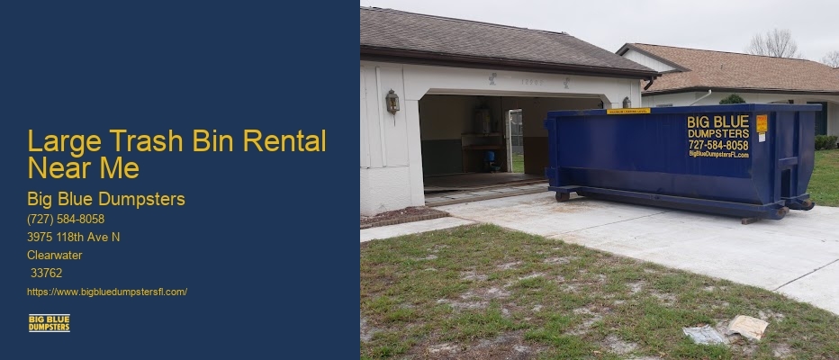 Large Dumpsters To Rent