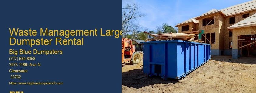 Large Trash Dumpster Rental